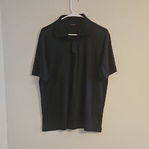 Z Zegna Men's Navy Polo Shirt